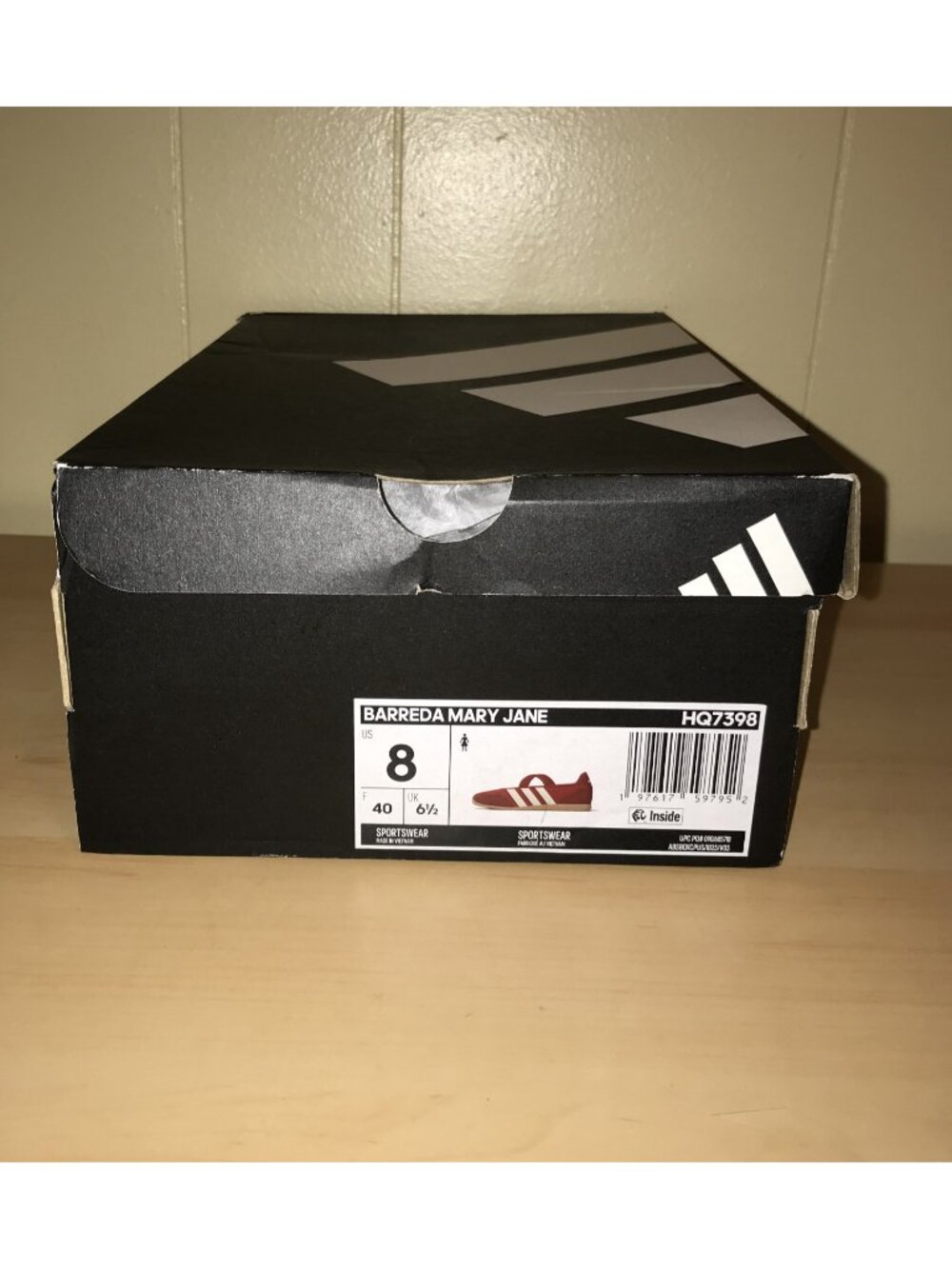Women's Adidas Barreda Mary Jane Shoes- Size: 8 (HQ7398) - Picture 10 of 13